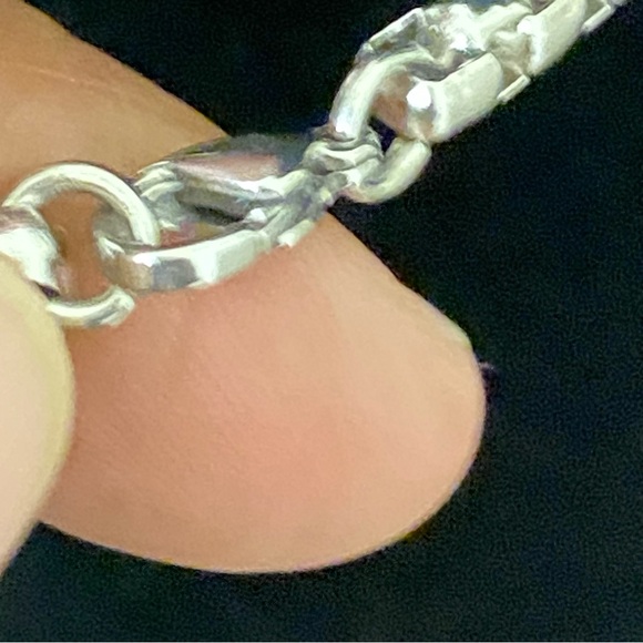 Jessica Simpson Silvertone Chunky and Multi-Chain Necklace - Picture 6 of 7